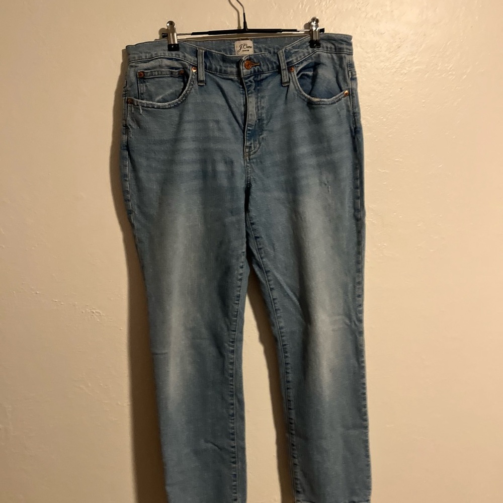 J. Crew Women's Boyfriend Jeans in Light Blue